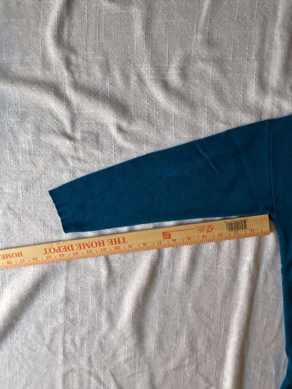 Chico's Teal Scoop Neck Lightweight Sweater ~ Chico’s Size 2/Women’s 12 - Picture 8 of 11